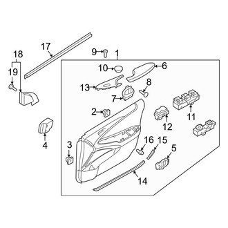 Hyundai OE - Front Door - Interior Trim (Hybrid / Hybrid Premium)