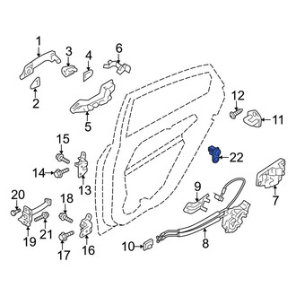 Hyundai OE - Front Door Jamb Switch