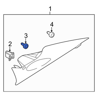 Hyundai OE - Upper Quarter Panel Trim Panel Clip