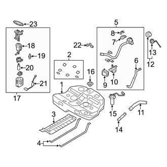 Hyundai OE - Fuel System Components