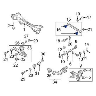 Hyundai OE - Front Forward Suspension Control Arm Bushing