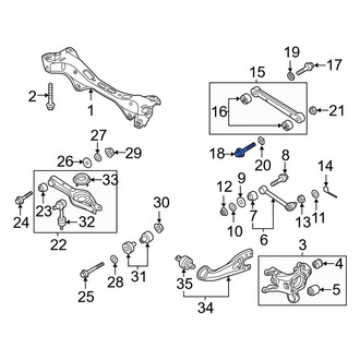 Hyundai OE - Suspension Control Arm Bolt