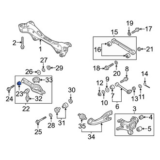 Hyundai OE - Rear Suspension Lateral Arm Bushing