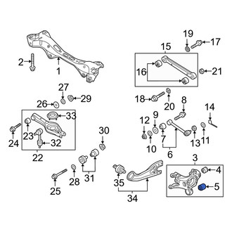 Hyundai OE - Rear Suspension Knuckle Bushing