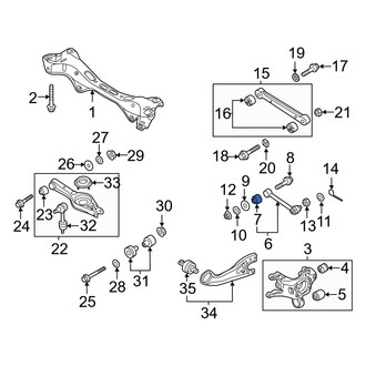 Hyundai OE - Rear Suspension Lateral Arm Bushing