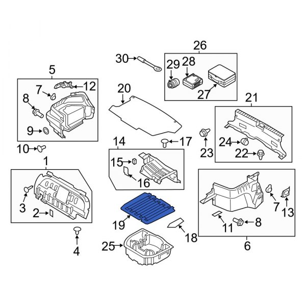 Spare Tire Compartment Cover