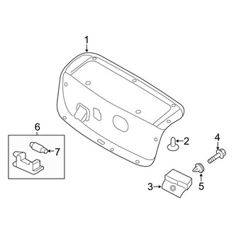 Hyundai OE - Trunk Lid - Interior Trim (FULL HYBRID EV-GAS (FHEV))