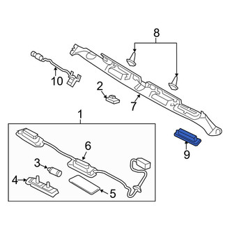 Hyundai OE - Rear Deck Lid Handle