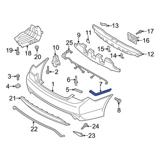 Hyundai OE - Rear Right Bumper Cover Bracket