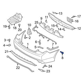 Hyundai OE - Outer Bumper Cover Screw
