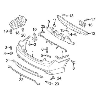 Hyundai OE - Rear Bumper - Bumper & Components (Hybrid / Hybrid Premium)