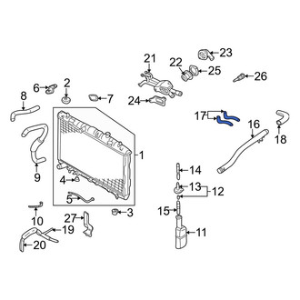 Hyundai OE - Upper Radiator Coolant Hose