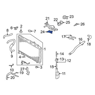 Hyundai OE - Engine Coolant Thermostat Housing Gasket