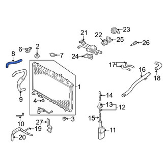 Hyundai OE - Upper Radiator Coolant Hose