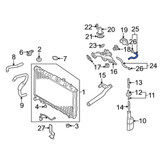 Hyundai OE - Upper Radiator Coolant Hose