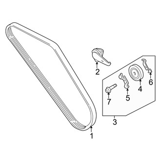 Hyundai OE - Cooling - Belts & Pulleys (2.7L)