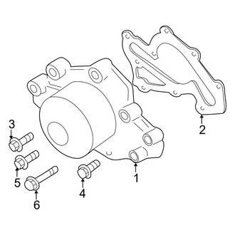 Hyundai OE - Cooling - Water Pump (2.7L)