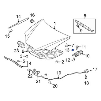 Hyundai OE - Battery Hold Down Nut