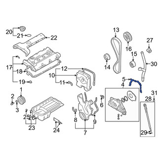Hyundai OE - Upper Engine Timing Cover Gasket