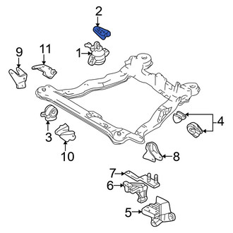 Hyundai OE - Left Engine Mount Bracket