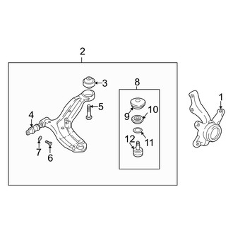 Hyundai OE - Front Suspension - Suspension Components
