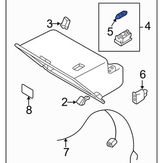 Hyundai OE - Glove Box Light Bulb