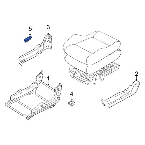 Seat Back Recliner Adjustment Handle
