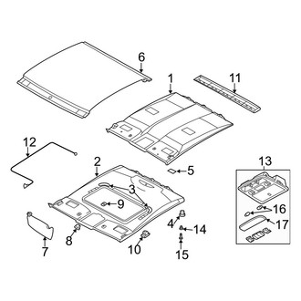 Hyundai OE - Roof - Interior Trim