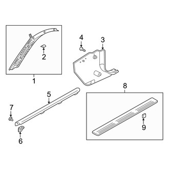 Hyundai OE - Pillars, Rocker & Floor - Interior Trim