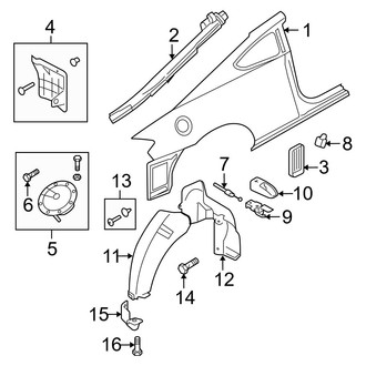 Hyundai OE - Quarter Panel & Components