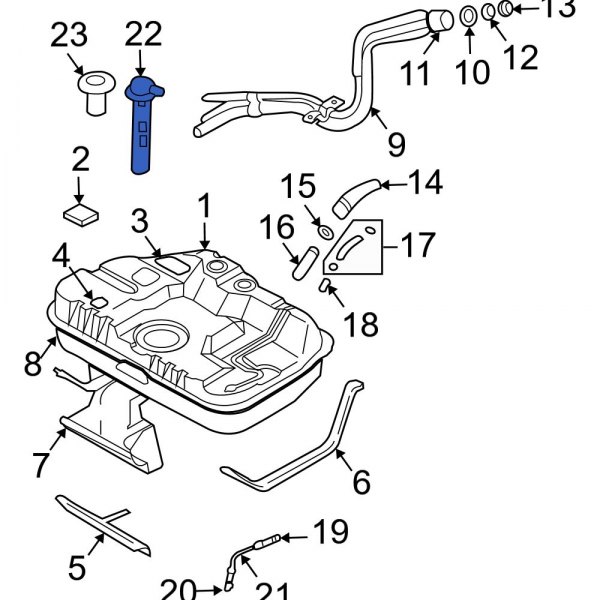 Hyundai OE 311552C700 Fuel Tank Vent Valve