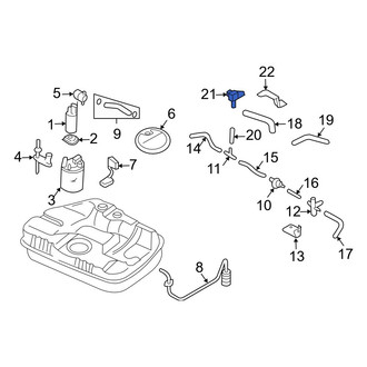 Hyundai OE - Fuel Tank Pressure Sensor