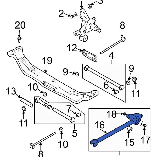 Suspension Trailing Arm Bracket