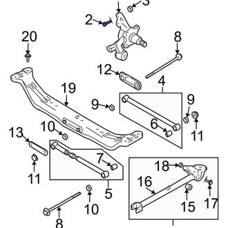 Hyundai OE - Rear Suspension Knuckle Bolt