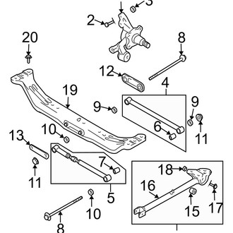 Hyundai OE - Rear Suspension - Suspension Components