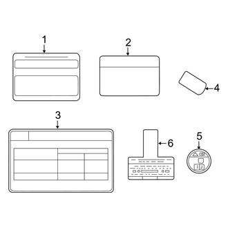 Hyundai OE - Information Labels - Labels (FWD)