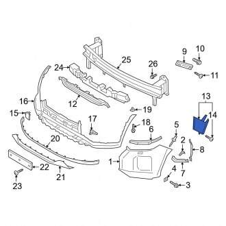 Hyundai OE - Front Right Brake Air Duct