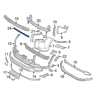 Hyundai OE - Front Center Bumper Trim