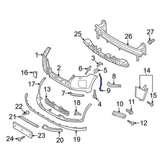 Hyundai OE - Front Left Brake Air Duct Bracket