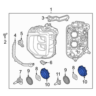 Hyundai Tucson OEM Headlights Projector, LED, HID, Halo — CARiD