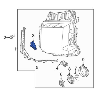 Hyundai OE - Left Upper Headlight Bracket