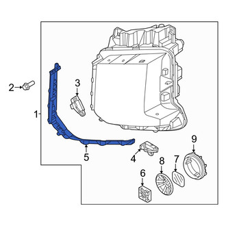 Hyundai OE - Front Left Headlight Bracket