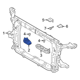 Hyundai OE - Right Lower Radiator Support Bracket