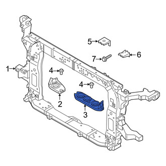 Hyundai OE - Left Lower Radiator Support Bracket