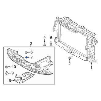Hyundai OE - Fender Liner Retainer