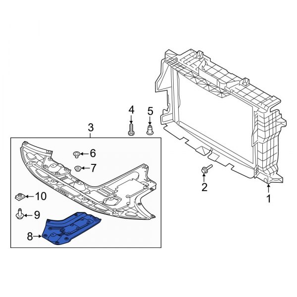 Engine Oil Drain Plug Access Cover