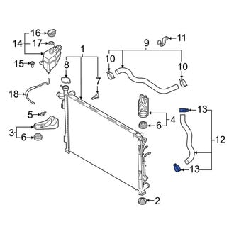 Hyundai OE - Radiator Hose Clamp