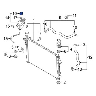 Hyundai OE - Engine Coolant Reservoir Cap