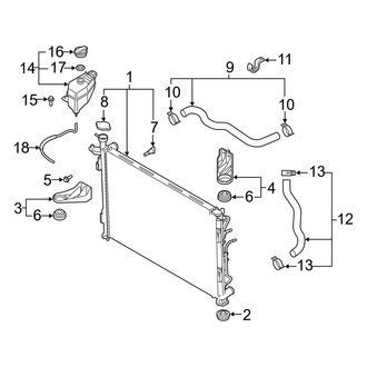 Hyundai OE - Cooling - Radiator & Components