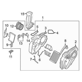 Hyundai OE - Air Conditioner & Heater - Rear Evaporator